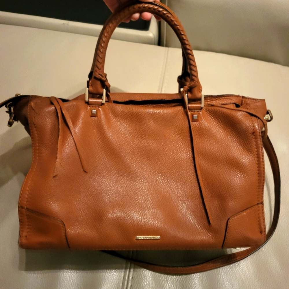 Rebecca Minkoff Regan Brown Leather Satchel Shoulder bag - Picture 3 of 7